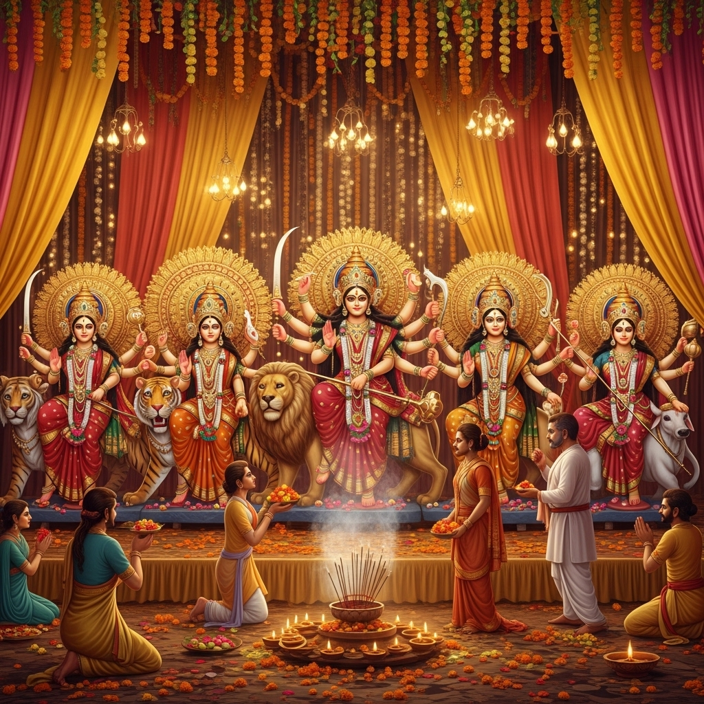 Divine Nav Durga Mata: A Symbol of Strength and Devotion